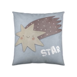 Almohada con dibujo de cohete y estrella ORION