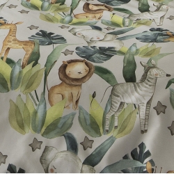 Saco nórdico con cremallera cama niños SIMBA A fondo beige