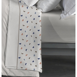 Juego de sábanas para cama juvenil 105, 90, 135, 150 o 180 BULA color beige