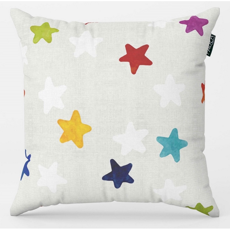 Funda para almohada sin relleno de 50 cm ALTET dibujo alegre de estrellas