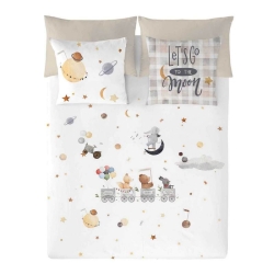 Funda para almohada de cama infantil TOYS marca Naturals