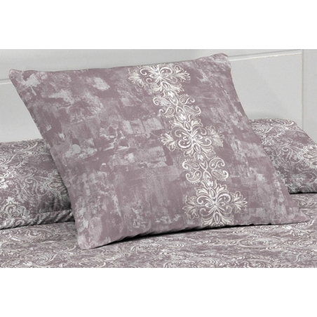 Funda de almohada para cama con talla de 60x60 cm IRIS malva