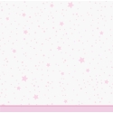 Detalle sabanas blancas Kalo con estrellas color rosa