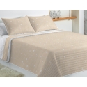 Colcha para cama de estrellas confortino 90 o 105 cm KALO color beige