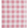 Detalle estampado VICHY cuadros rosa