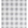 Detalle estampado VICHY cuadros gris