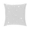 Almohada de estrellas con relleno esponjoso KALO color gris