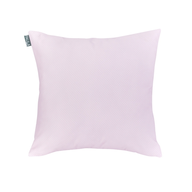 Funda de almohada sin relleno IRIS en color rosa liso de 50x50