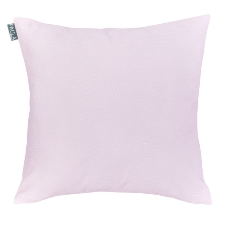 Funda de almohada sin relleno IRIS en color rosa liso de 50x50