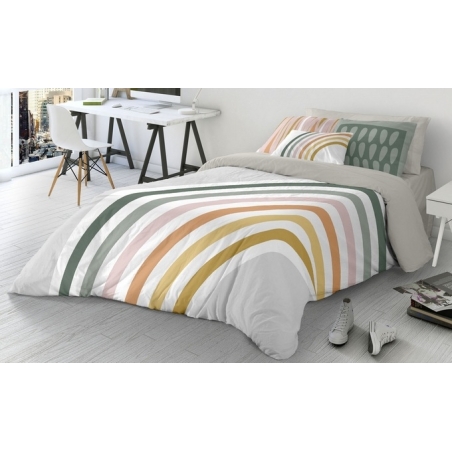 Funda nórdica de cama 90 a 180 cm RAINBOW colores del arcoiris
