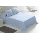 Colcha de verano para cama ESTRELLAS blancas sobre color azul