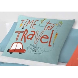 Almohada para cama infantil de niños TRAFFIC time to travel