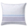 Funda de 50x60 para almohada decorativa CORAL rayas color azul