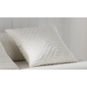 Funda de almohada con efecto ondulado HAWAI color beige