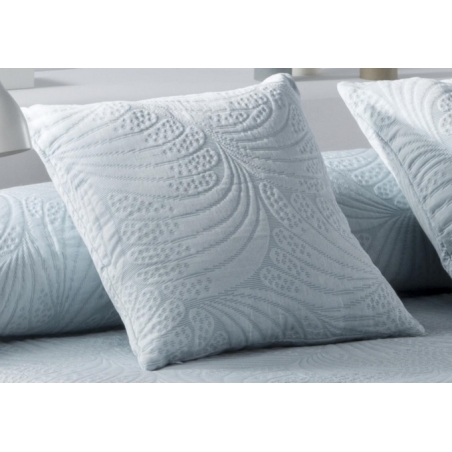 Funda ornamental para almohada de cama LIDO color turquesa