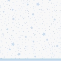 textil blanco KALO con estrellas en azul
