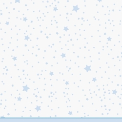 textil blanco KALO con estrellas en azul