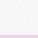 textil blanco KALO con estrellas en rosa