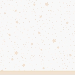 textil blanco KALO con estrellas en beige