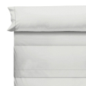 Detalle sábanas para cama ALGODON ORGANICO color humo
