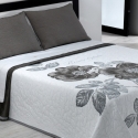 Colcha capa para cama de 135 o 150 cm ROSE color beige