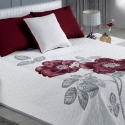 Colcha capa para cama de 135 o 150 cm ROSE color fucsia