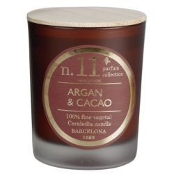 Vela aromática olor chocolate con esencia ARGAN y CACAO