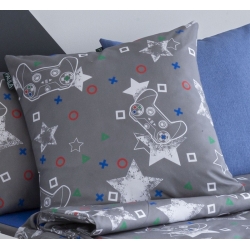 Funda decorativa de estrellas para almohada PLAY de camas juveniles