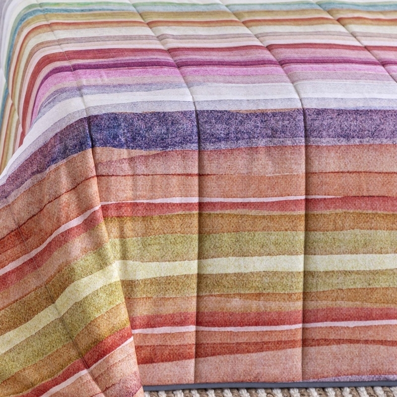 Funda nórdica con rayas coloridas ANOIA para cama 90, 105, 135, 150 o 180