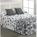 Comforter cama 180, 150, 135, 105 o 90 VILMA color gris