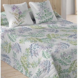 Colcha de primavera para cama 90 a 180 HELECHO color verde