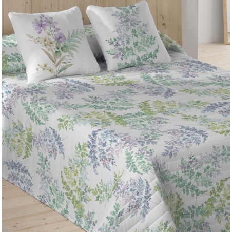 Colcha de primavera para cama 90 a 180 HELECHO color verde