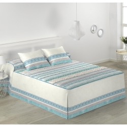 Colcha edredón cama 135, 150, 180, 90 o 105 AMARIS color turquesa