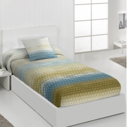Edredón ajustable cama 180 a 90 cm SOUL color azul