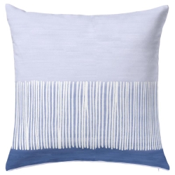 Almohada moderna ornamental para cama BALI color azul