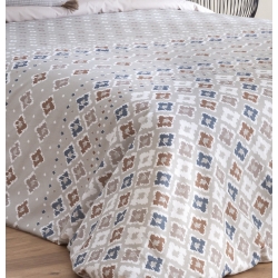 Funda nórdica con relleno cama 90 a 180 cm TOLEDO azul