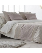 Textil Jacquard de cama LUCCA color gris o rosa - La Cama de mi Peque