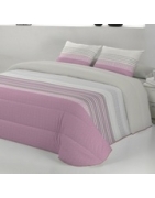 Textil para cama NIZA en color rosa o turquesa