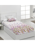 Textil de cama juvenil con dibujo flores HELEN - La Cama de mi Peque