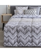 Prendas de cama con zigzag SITGES 100% algodón - La Cama de mi Peque
