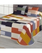 Textil de cama ROZKO con cuadros coloridos - La Cama de mi Peque