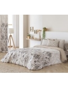 Textil de cama ARANJUEZ color lila o beige - La Cama de mi Peque